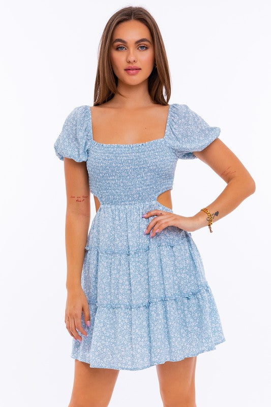 FINAL SALE Greer Dress-Blue