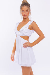 FINAL SALE Tiara Dress-White