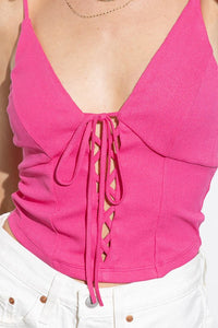 FINAL SALE Trisha Top-Pink