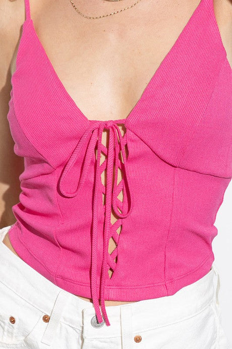 FINAL SALE Trisha Top-Pink