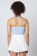 FINAL SALE Cleo Halter Top-Blue