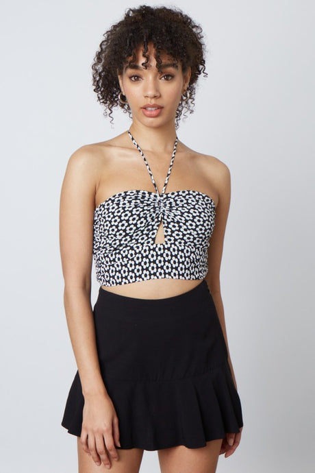 FINAL SALE Cleo Halter Top-Black
