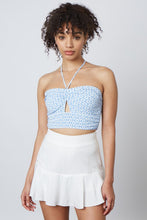 FINAL SALE Cleo Halter Top-Blue