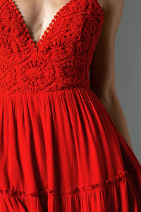 Verona Dress-Red
