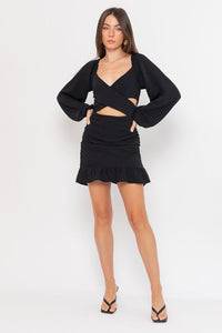 FINAL SALE Pacey Dress-Black