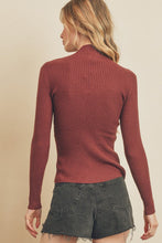 Vivian Sweater-Burgundy