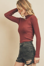 Vivian Sweater-Burgundy