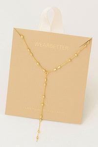 Dainty Chain Ball Necklace