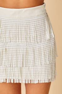 Shania Skirt-White