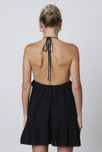 FINAL SALE Trina Halter Dress-Black