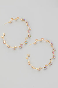 Rhinestone Hoops