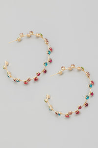 Rhinestone Hoops