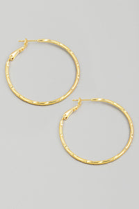 Thin Hoop Earrings