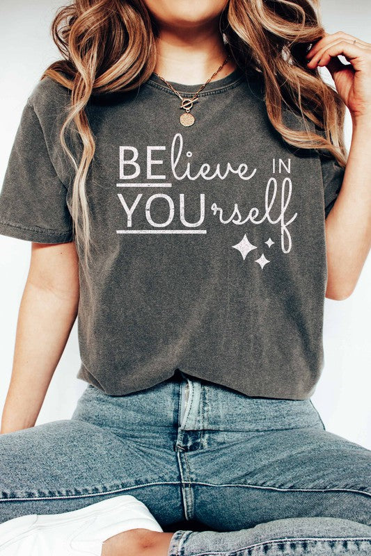 Be You Tee-Charcoal
