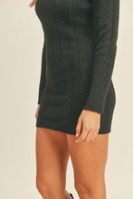 FINAL SALE Cami Sweater Dress-Black