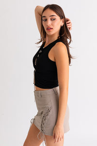 FINAL SALE Kendall Rhinestone Top