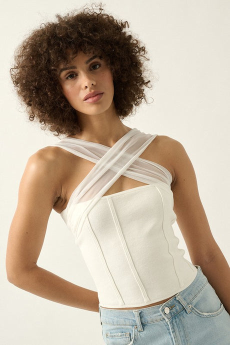 FINAL SALE Loren Top-White