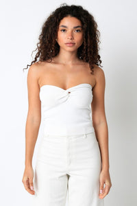 Laken Top-White