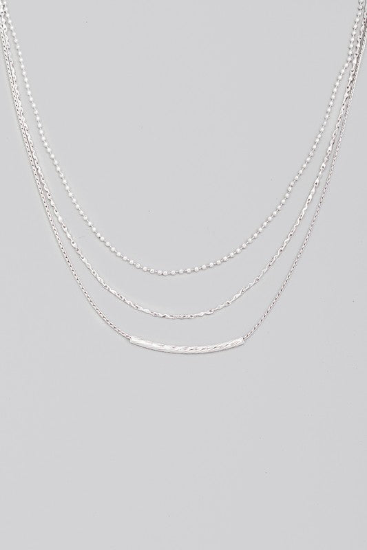 Kalia Necklace-Silver
