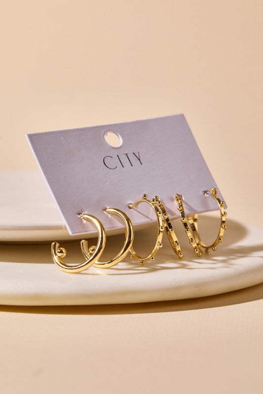 Drew Earrings Set