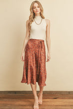 FINAL SALE Julia Midi Skirt-Rust