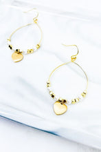 Pearl Heart Earrings
