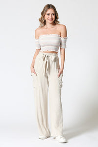 FINAL SALE Sylvie Top-Off White