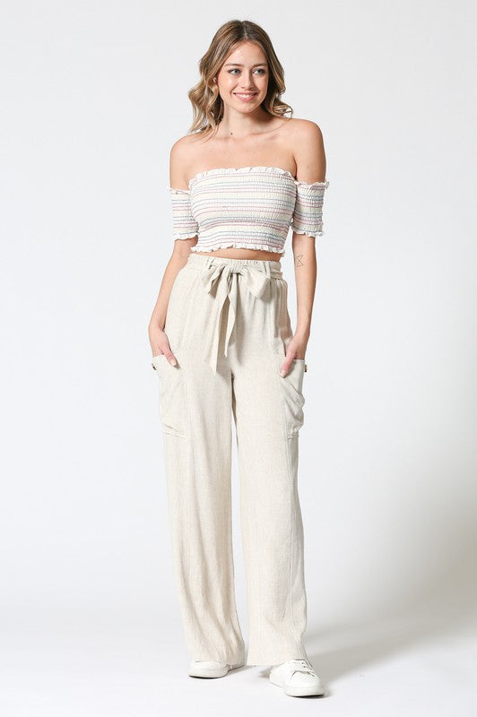 FINAL SALE Sylvie Top-Off White
