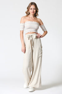 FINAL SALE Sylvie Top-Off White