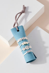 Smile Pearl Ring Set