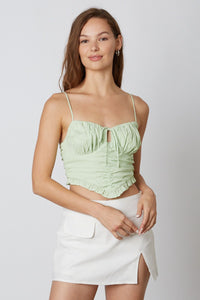 FINAL SALE Candi Top-Green