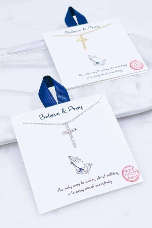 Believe and Pray Necklace