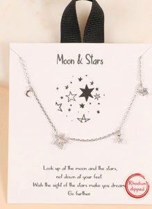 Moon & Stars Necklace