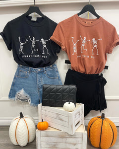 Skeleton Tee-Black