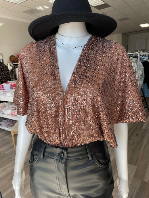 Frankie Bodysuit-Gold