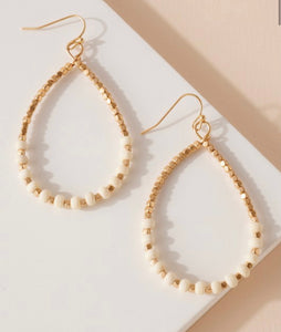 Candi Earrings-Ivory