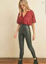 Frankie Bodysuit-Red