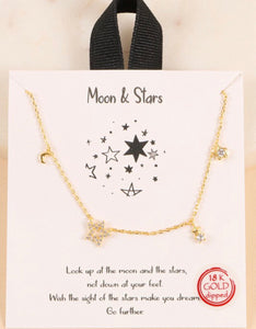 Moon & Stars Necklace