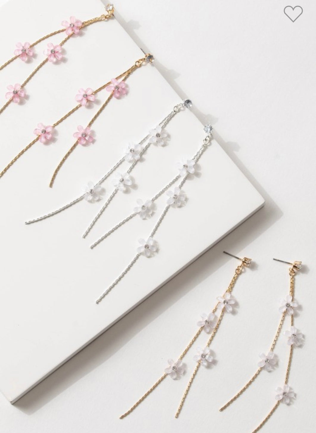 Floral Dangle Earrings