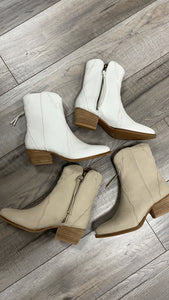 Dallas Booties-Sand