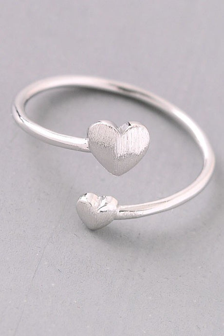 Double Heart Ring
