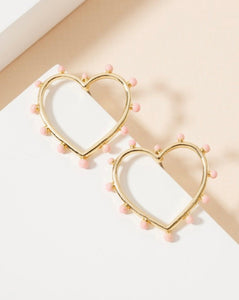 Haley Heart Earrings