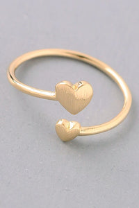 Double Heart Ring