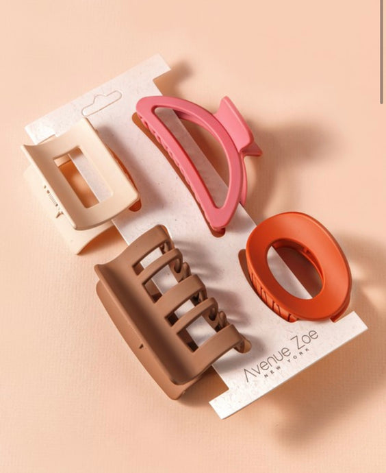 Matte Claw Clip Set