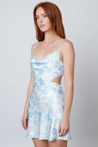 FINAL SALE Jaqueline Dress-Blue