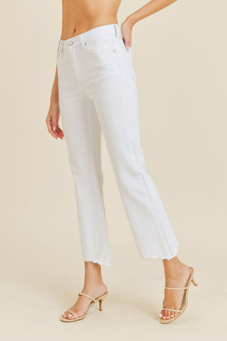 FINAL SALE Cherie Jeans-White