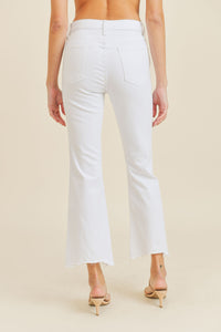 FINAL SALE Cherie Jeans-White